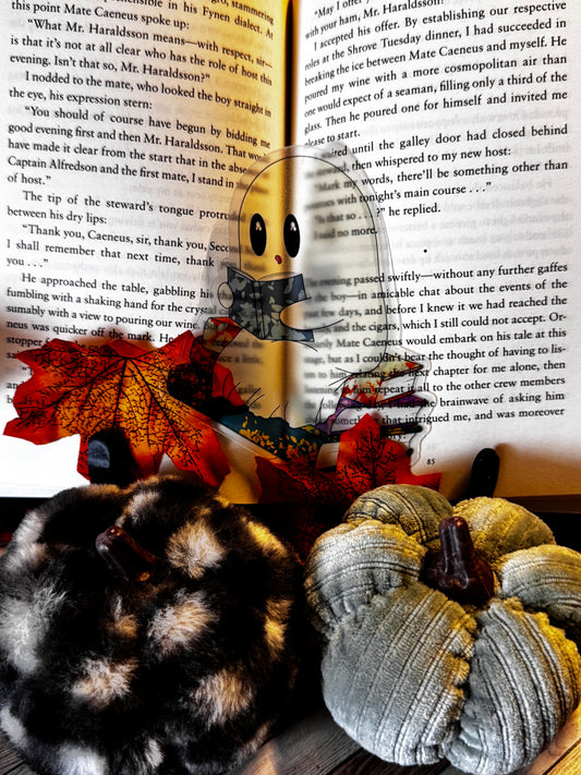 Transparent Reading Ghost Bookmark