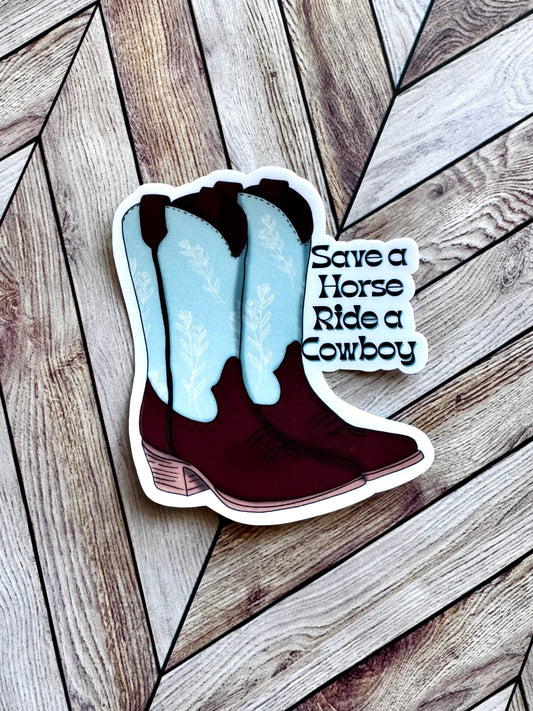 Ride a Cowboy Sticker