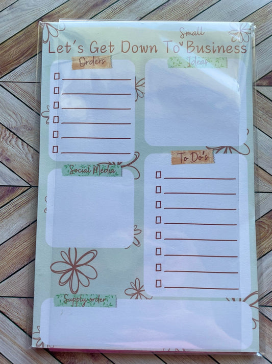 Small Business Notepad