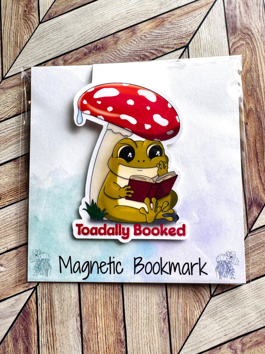 Toadally Booked Magnetic Bookmark