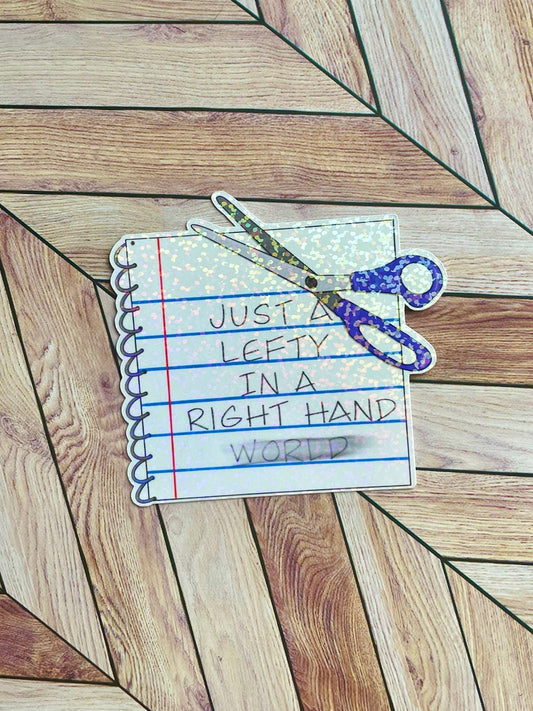 Lefty Problems Sticker