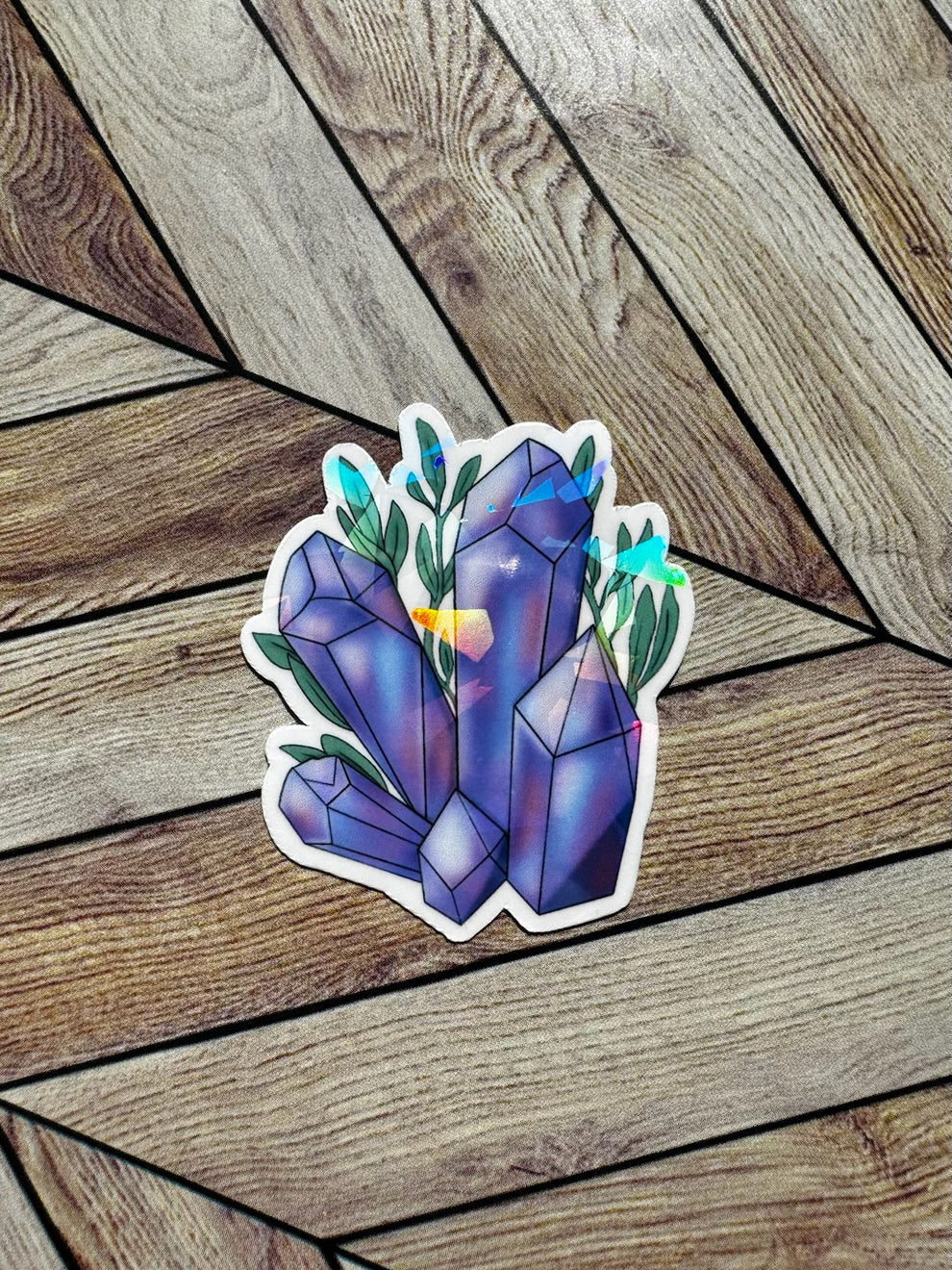 Crystal Cluster Sticker
