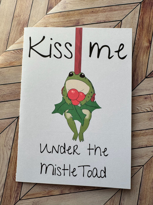 MistleToad Christmas Card