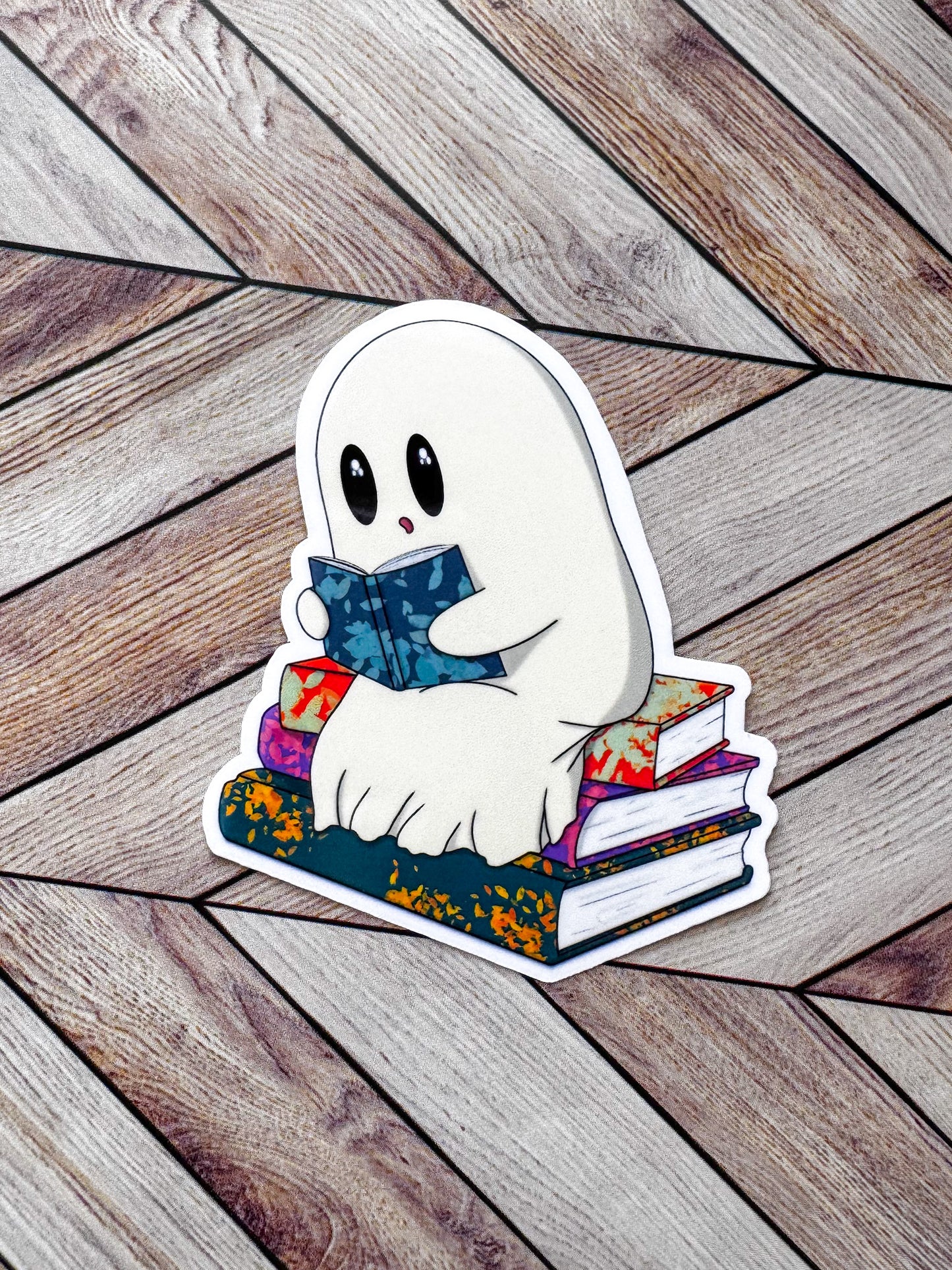 Reading Ghost Sticker