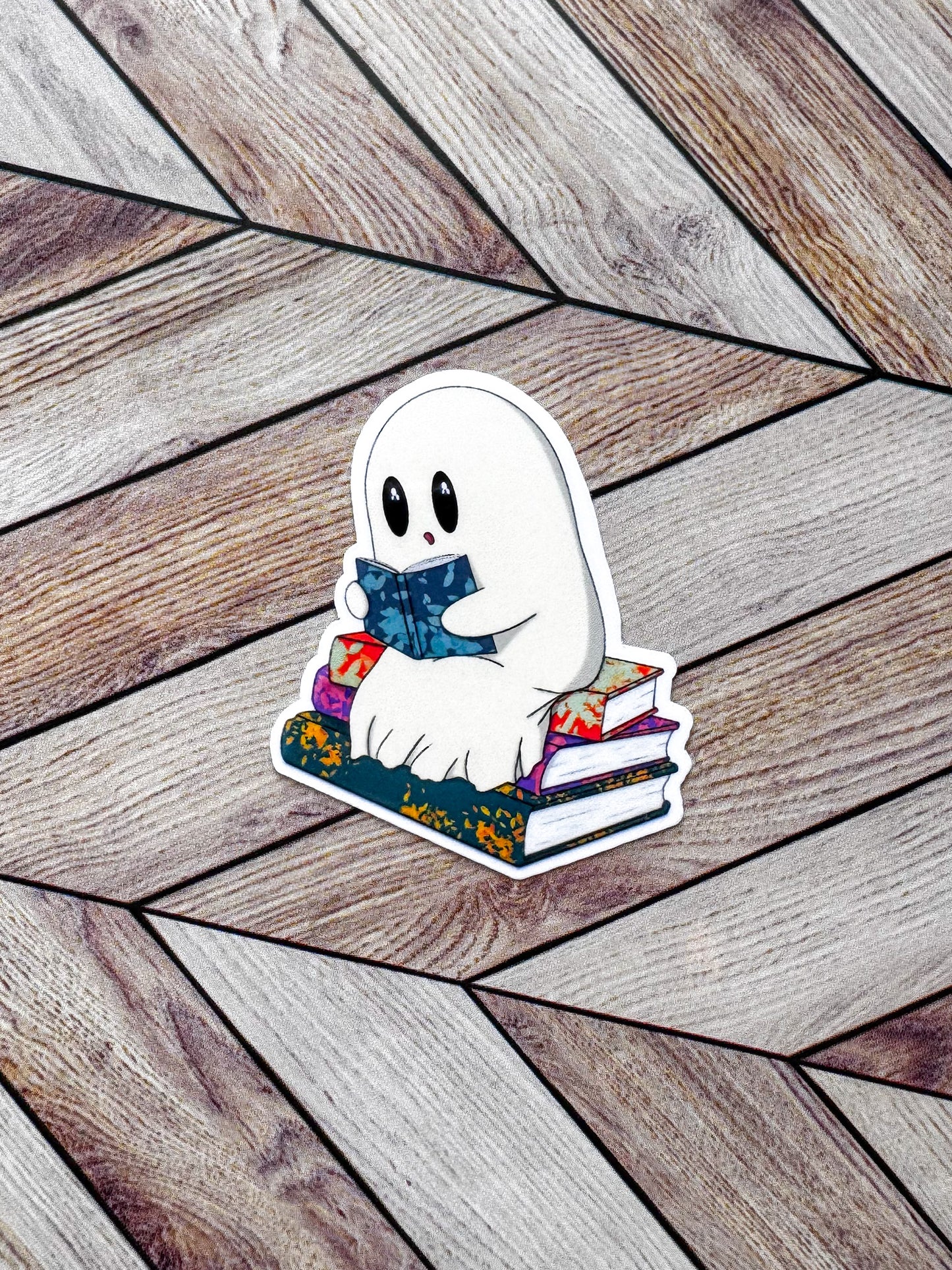 Reading Ghost Sticker