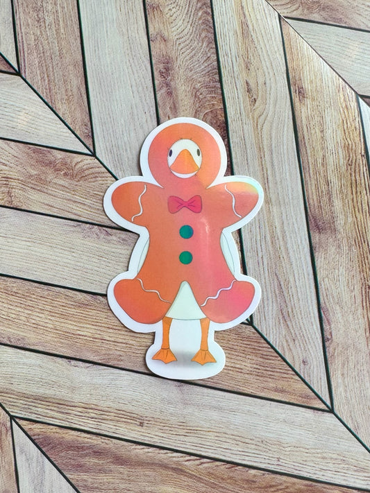 Silly Christmas Goose Stickers