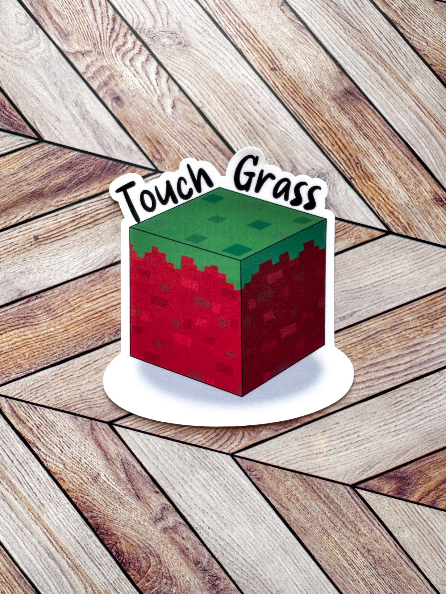 Touch Grass Sticker
