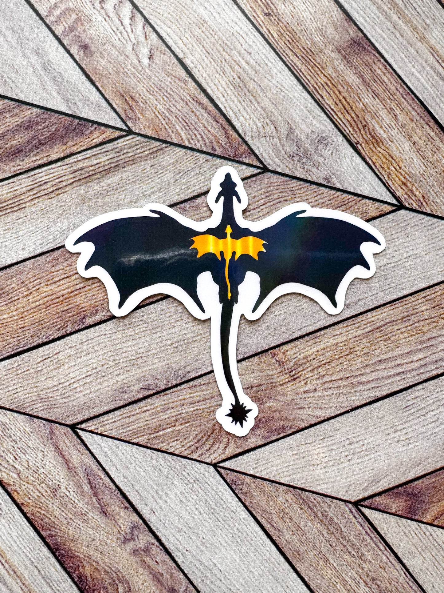 Violets Dragon Sticker