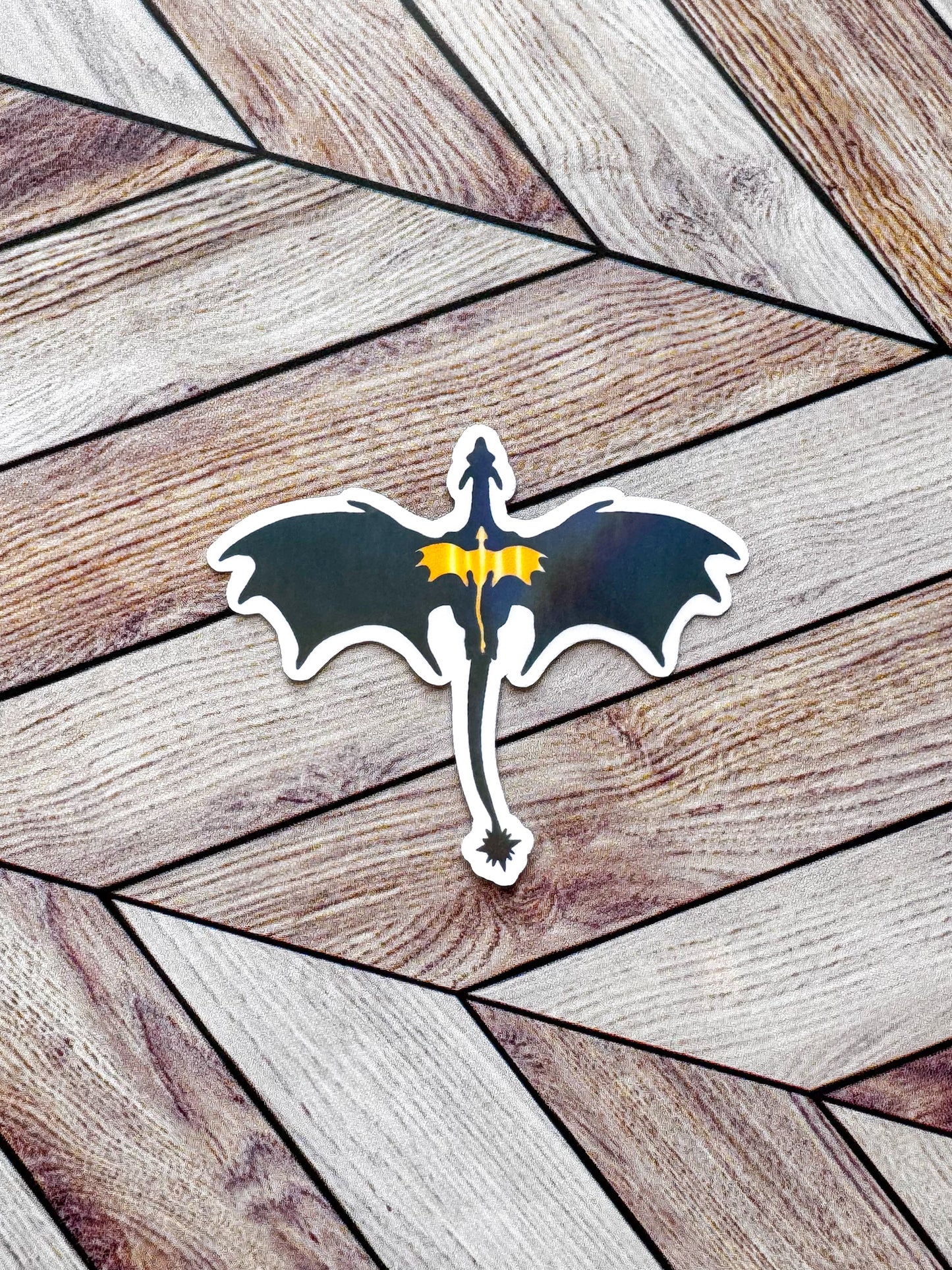 Violets Dragon Sticker
